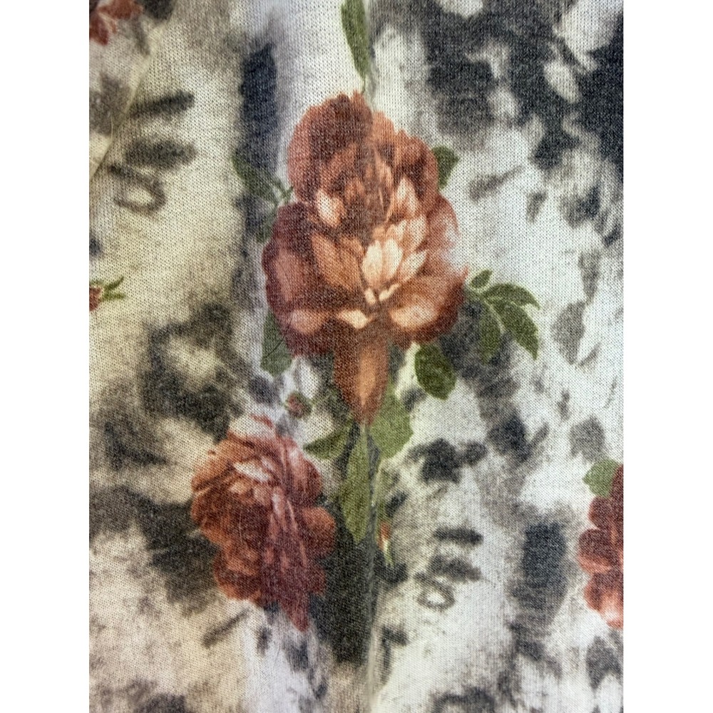 Glitzy Girlz Womens 2XL Floral Tie Dye Maxi Dress V-Neck High Low DS-CH-1135FTX - Picture 8 of 11